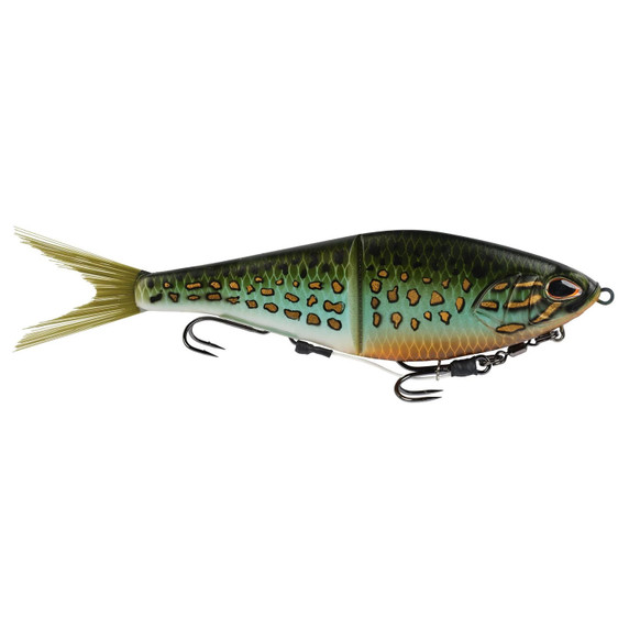 Berkley PowerBait Chop Block Glide Bait Image in Matte Pumpkinseed