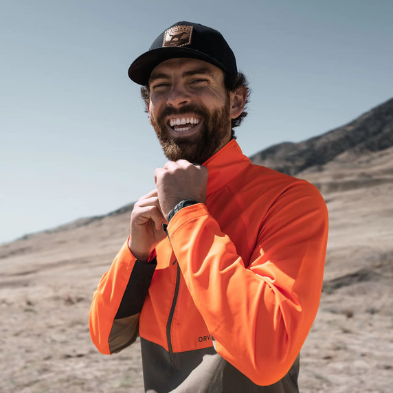 Orvis Pro LT Softshell Pullover Model Image