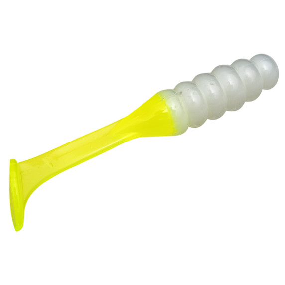 Strike King Mr. Slabalicious XL Soft Bait Image in Refrigerator White