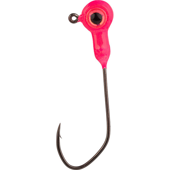 Strike King Mr. Crappie XL Stiletto Jig Heads, 6 Pack image in Pink