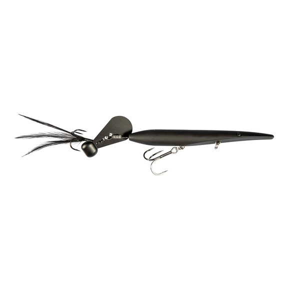 Z-Man 4" HellraiZer Topwater Lure Image in Matte Black