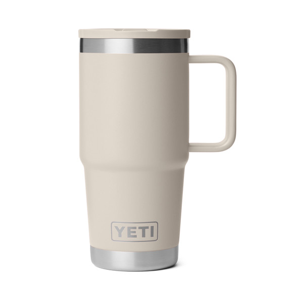 Yeti Rambler 20 oz. Travel Mug Front Closed Lid Image.