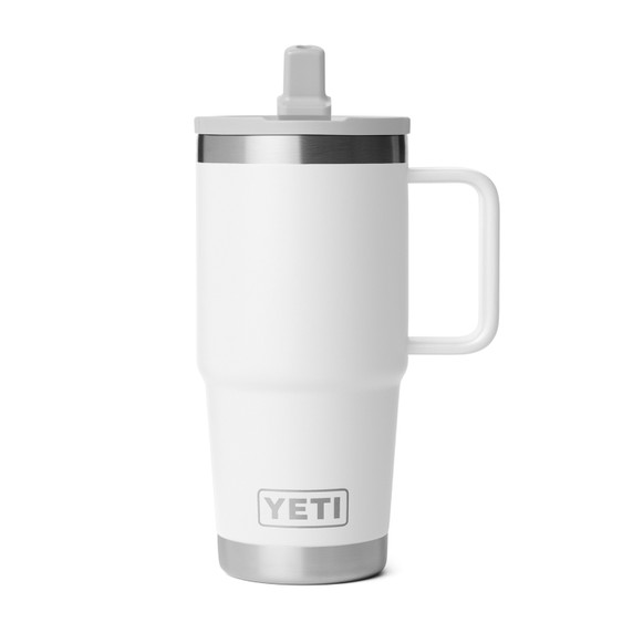 Yeti Rambler 20 oz. Travel Mug Image in White