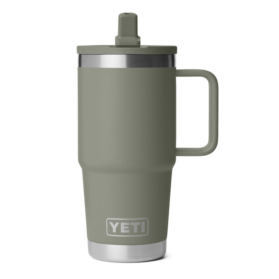 Yeti Rambler 20 oz. Travel Mug Image in Pampa Green