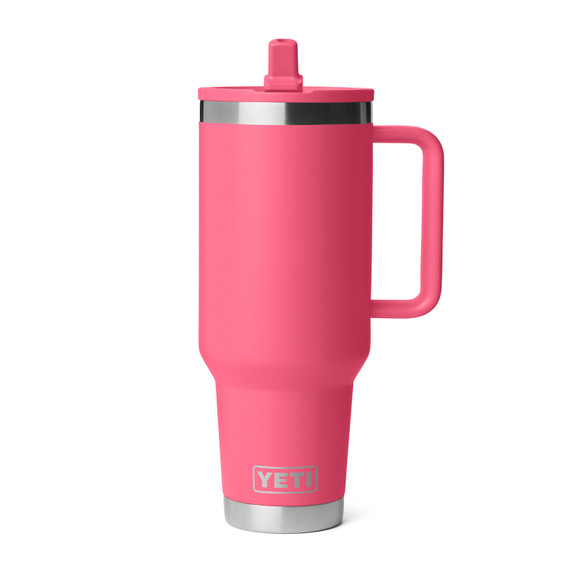 Yeti Rambler 40 oz. Travel Mug Image in Tropical Pink