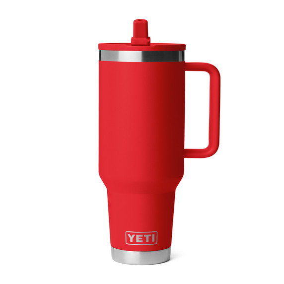 Yeti Rambler 40 oz. Travel Mug Image in Rescue Red