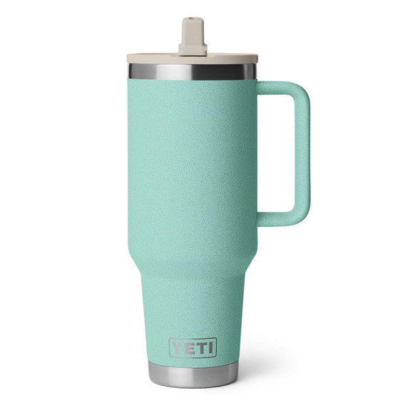 Yeti Rambler 40 oz. Travel Mug Image in Sea Stone