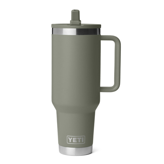Yeti Rambler 40 oz. Travel Mug Image in Pampa Green
