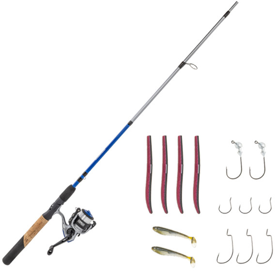 Ready Tackle Bass Spinning Combo with Strike King Tackle
