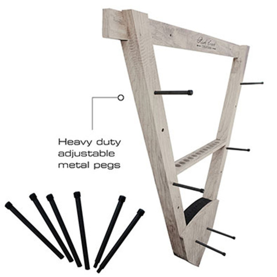 Rush Creek Crossbow & Compound Bow 12-Arrow Wall Storage Rack side image