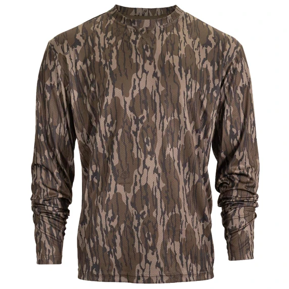 Image of Rogers Verge Long Sleeve Tee with Bug Protection in Mossy Oak Original Bottomland