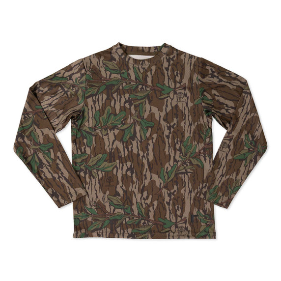Image of the back of the Rogers Youth Verge Long Sleeve Tee. 