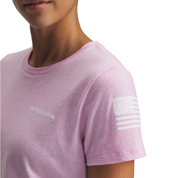 Under Armour Women's Freedom Banner Short-Sleeve Shirt Sleeve Image