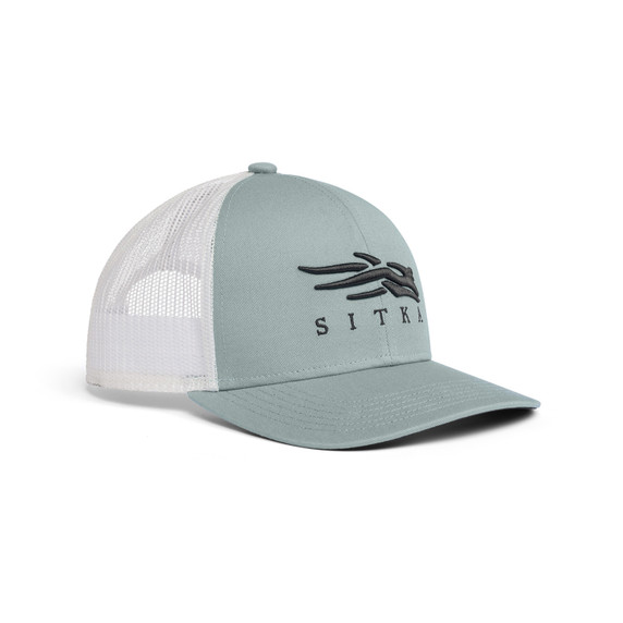 Sitka Icon Mid Trucker Hat image in Surf Blue