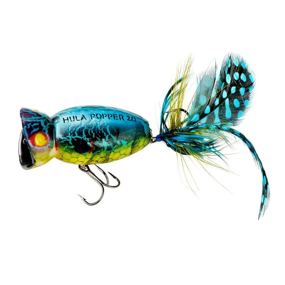 Image of the Arbogast HulaPopper 2.2 Fishing Lure in Blue Kill