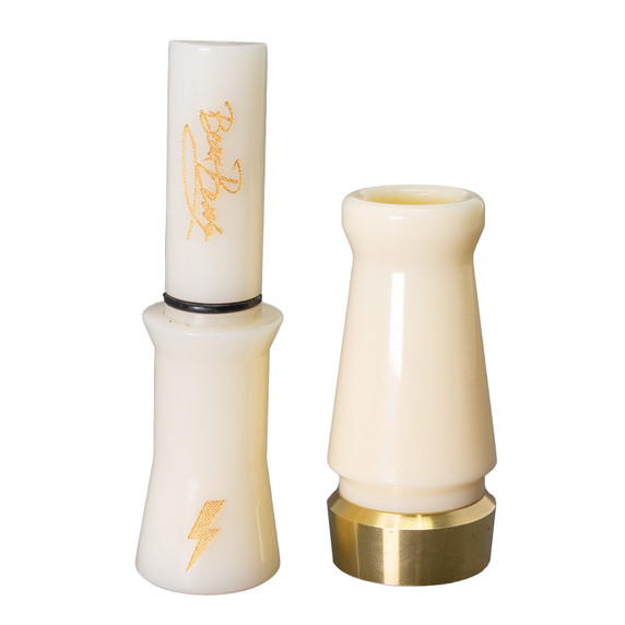 Apart Image of the Power Calls Beau Brooks Signature Hybrid Duck Call