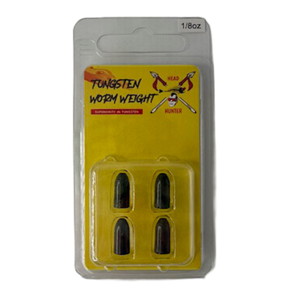 Tungsten Worm Weights, Pack of 4