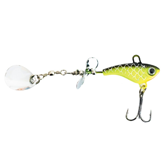 Image of Head Hunter Rip-N-Spin Jig  in Chartreuse Shad