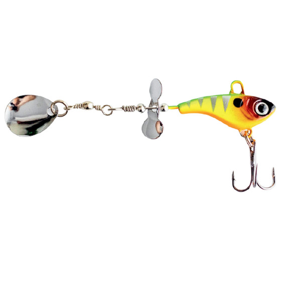 Image of Head Hunter Rip-N-Spin Jig  in Silver Clown