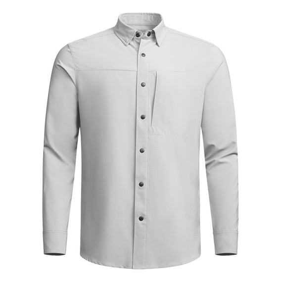 Image of the Sitka Guard Sun Long-Sleeve Shirt in Vapor Grey