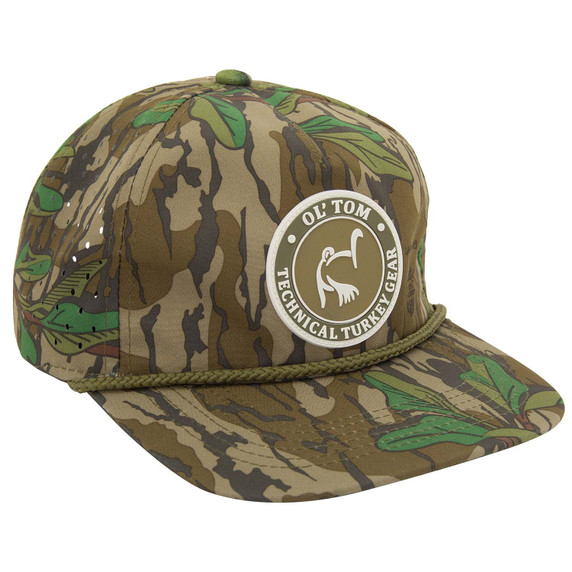 Image of the Drake Waterfowl Ol' Tom Perforated Cap in Mossy Oak Greenleaf