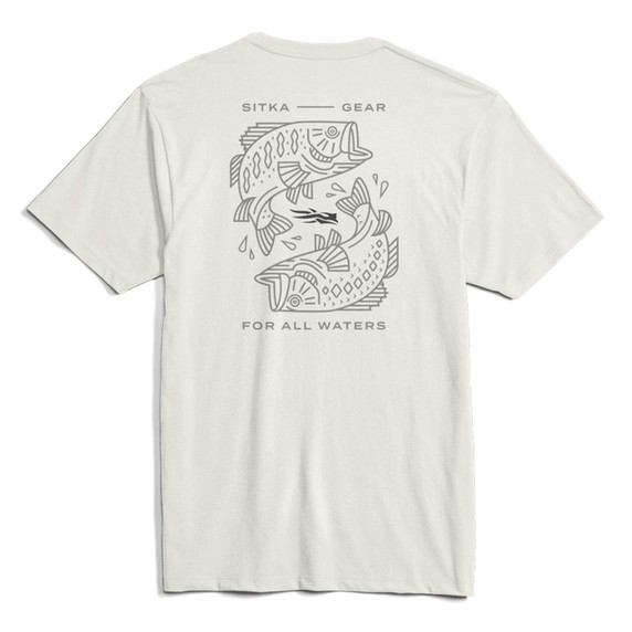 Image of the Sitka Target T-Shirt in Ivory Bass