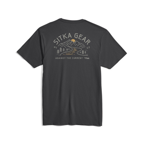 Image of the Sitka High Water Pocket Tee in Iron Grey