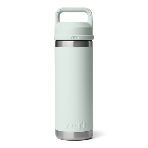 Back Image of the Yeti Rambler 18 oz. Water Bottle with Color-Matched Chug Cap.