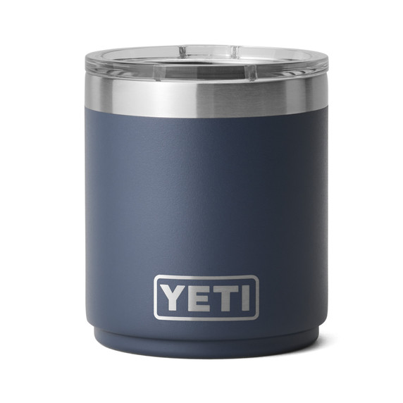 Image of the Yeti Rambler 10 oz. DuraSip Ceramic-Lined Lowball with MagSlider Lid in Navy