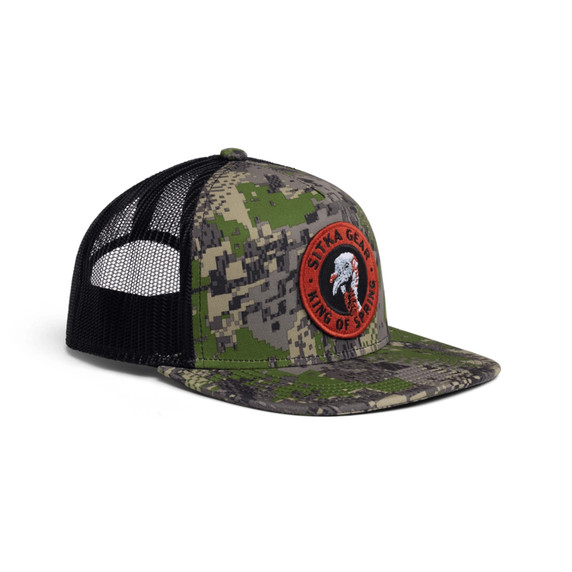 Image of the Sitka King of Spring Hi Pro Trucker in Optifade Cover