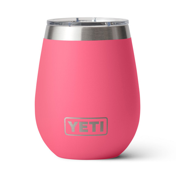Image of the Yeti Rambler 10 oz. Wine Tumbler with DuraSip Ceramic Lining in Tropical Pink