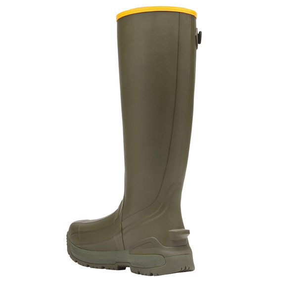 Back Image of the LaCrosse Burly Aero 17" Rubber Boots.