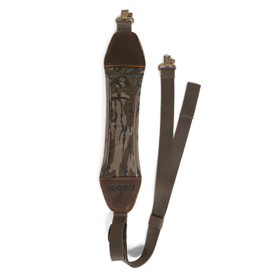 Image of Rogers Traditional Waxed Canvas Camo Gun Sling in Mossy Oak Greenleaf