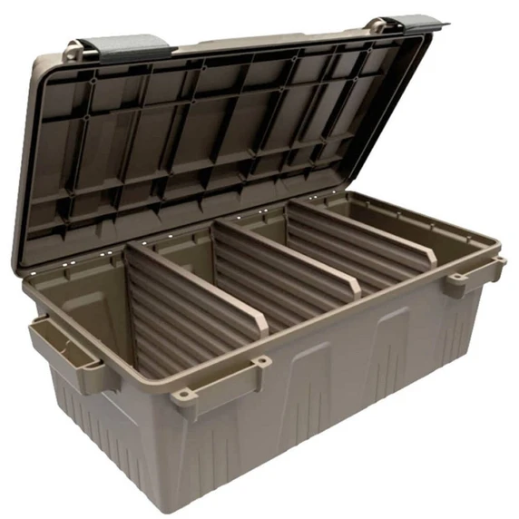 Image of the Case Gard ACDC30 Ammo Crate Divided Utility Box in Dark Earth