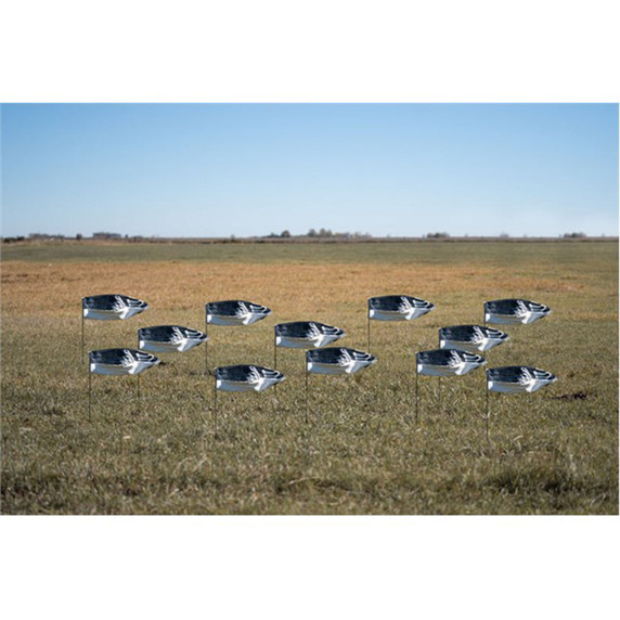Field Image of the GHG Decoy Systems Pro-Grade Blue Goose Sock Decoys without Heads.