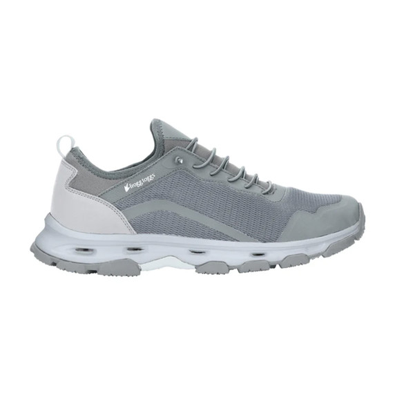 Side Image of the Frogg Toggs Women's Outflow Drain Shoe in Gray