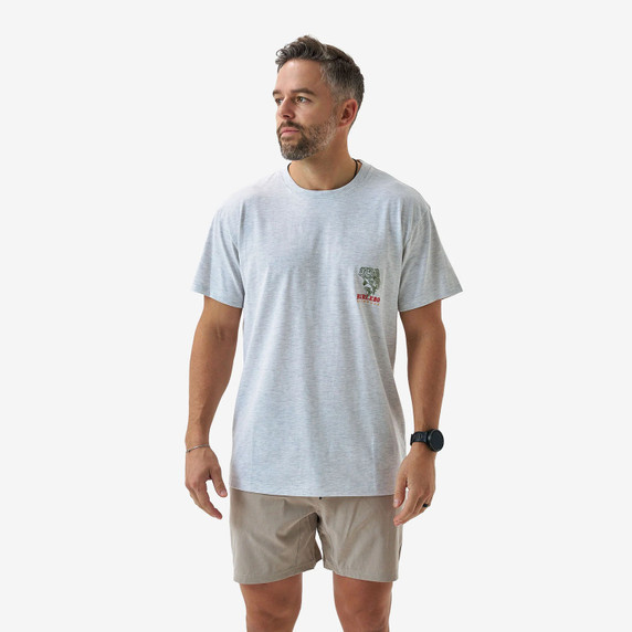 Front image of the Burlebo Fish Wild Short Sleeve Tee.