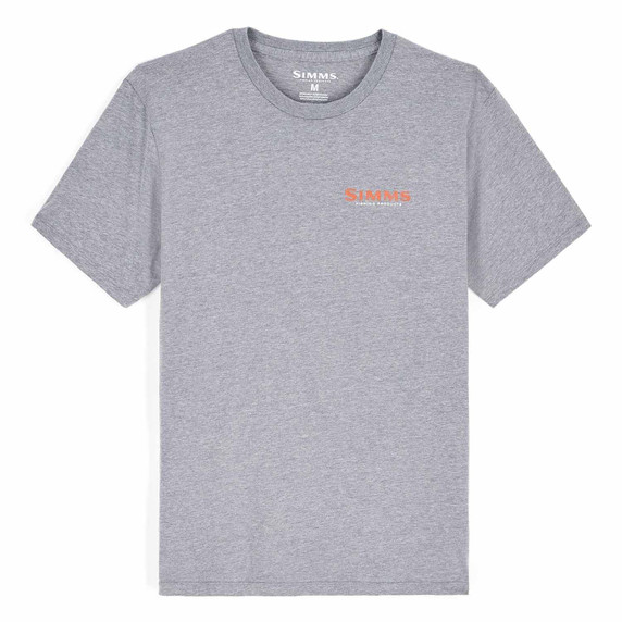 Front image of the Simms Bass Ruler T-Shirt.