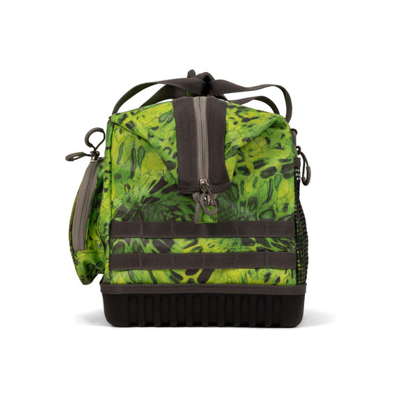 Side image of the FishTacker Superday Tackle Bag in Amped.