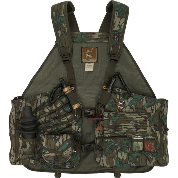 Image of the Drake Time & Motion Easy-Rider Turkey Vest in Mossy Oak Greenleaf