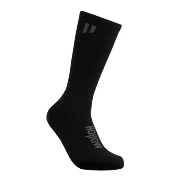 Image of the Hollow Alpaca Crew Socks in Black