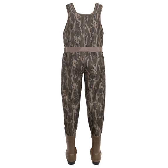 Back Image of the Rogers Workin Man 3.5MM Neoprene Wader in Mossy Oak Original Shadow Grass.