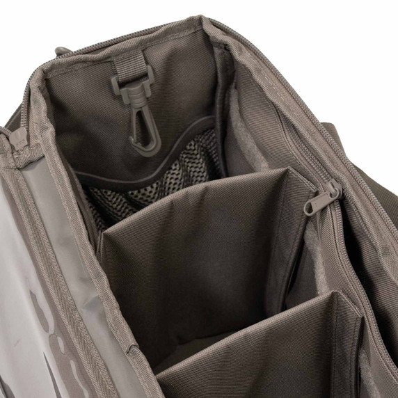 Top Compartments Image of the EcoEvo Elite Range Bag.
