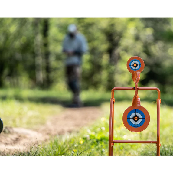 Mood Image of the Do All Double Blast Spinning Target.