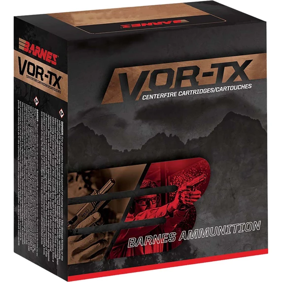Image of the Barnes 40 S&W 140 Grain VORTX Pistol Ammunition Box.