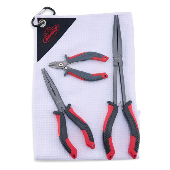 All parts image of the Berkley Angler Essential Plier Kit.