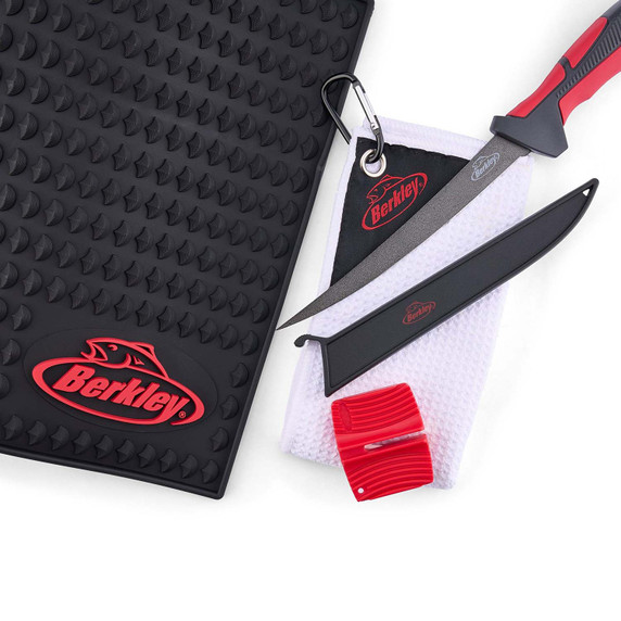 Really close up of the Berkley Catch and Cook Fillet Kit.