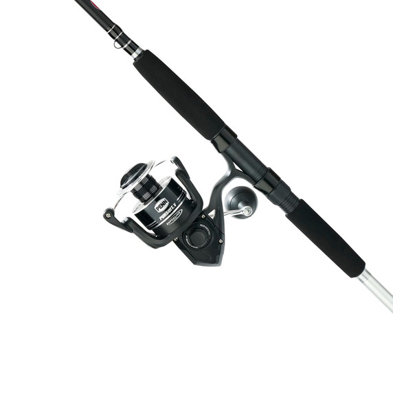 Left Side Reel Image of the Penn Pursuit V 2-Piece Spinning Rod and Reel Combo.