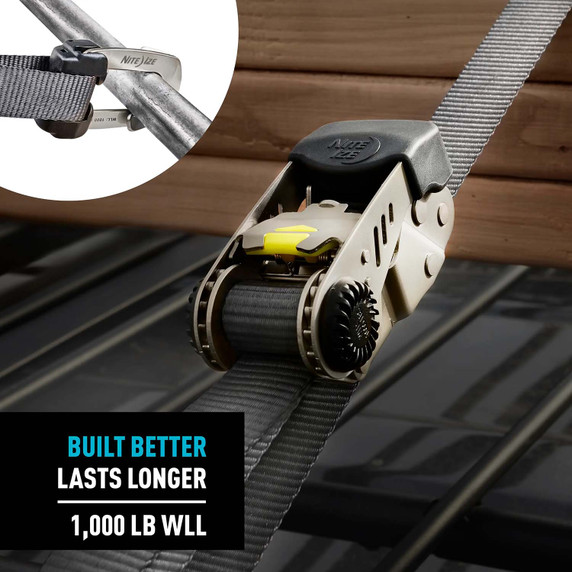 Strap Image of the Nite Ize CamJam HookLock Ratchet Strap System.