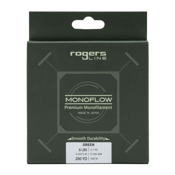 Front image of the  Rogers Monoflow Premium Monofilament.